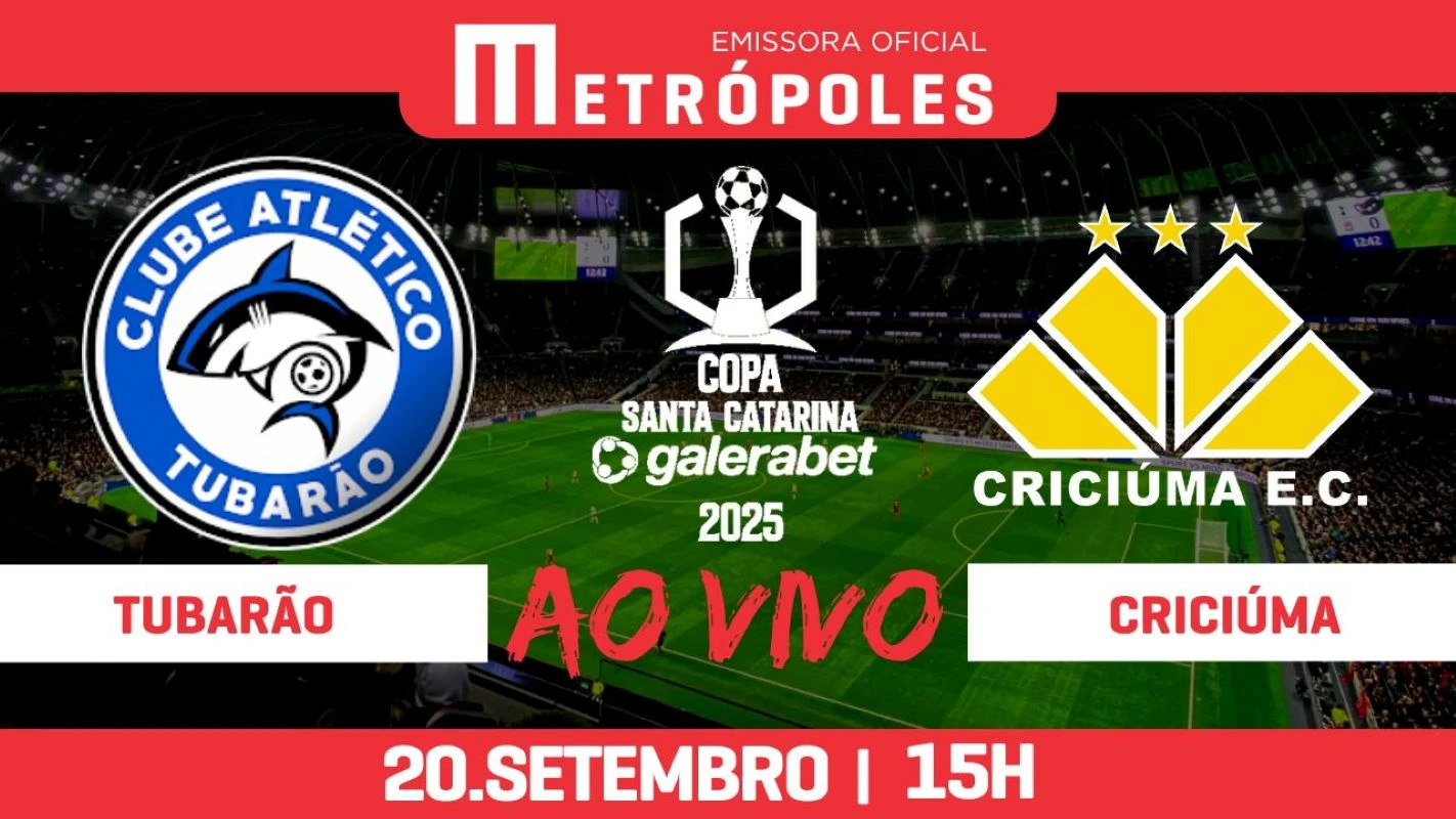 Assista Tubarão e Criciúma pela Copa Santa Catarina