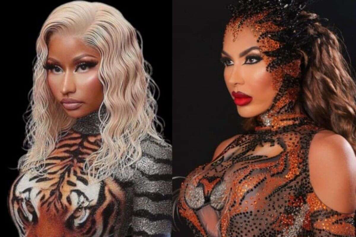 Rainha das supercoxas mostra look inspirado em Nicki Minaj