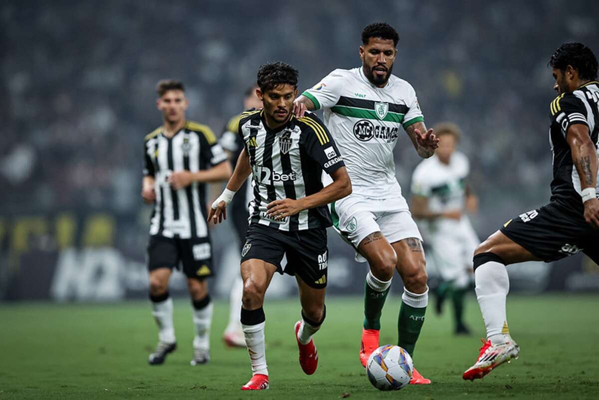 No clássico em Belo Horizonte, Atlético arranca empate contra América