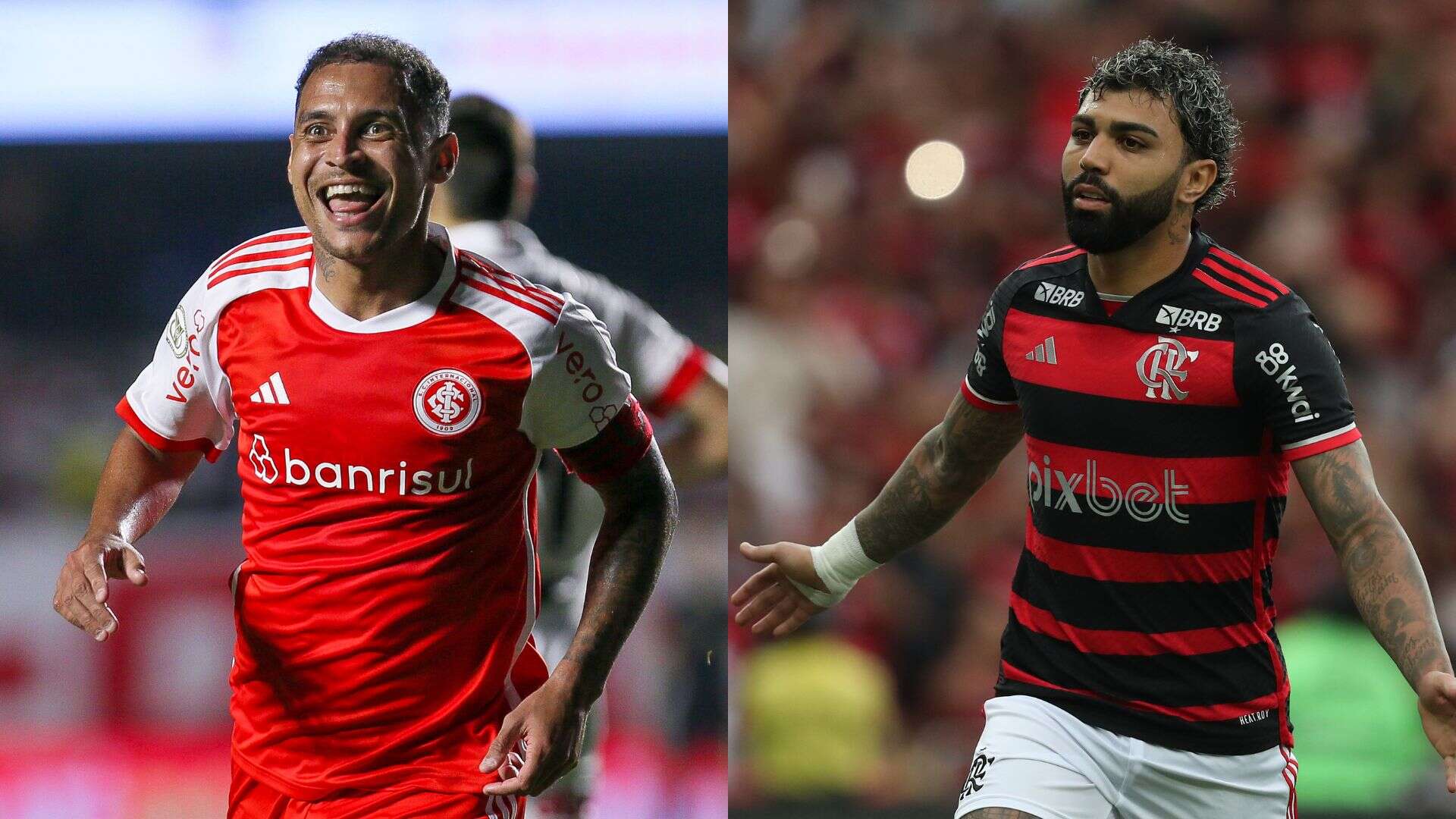 Internacional e Flamengo duelam de olho em vaga no G4 do Brasileirão