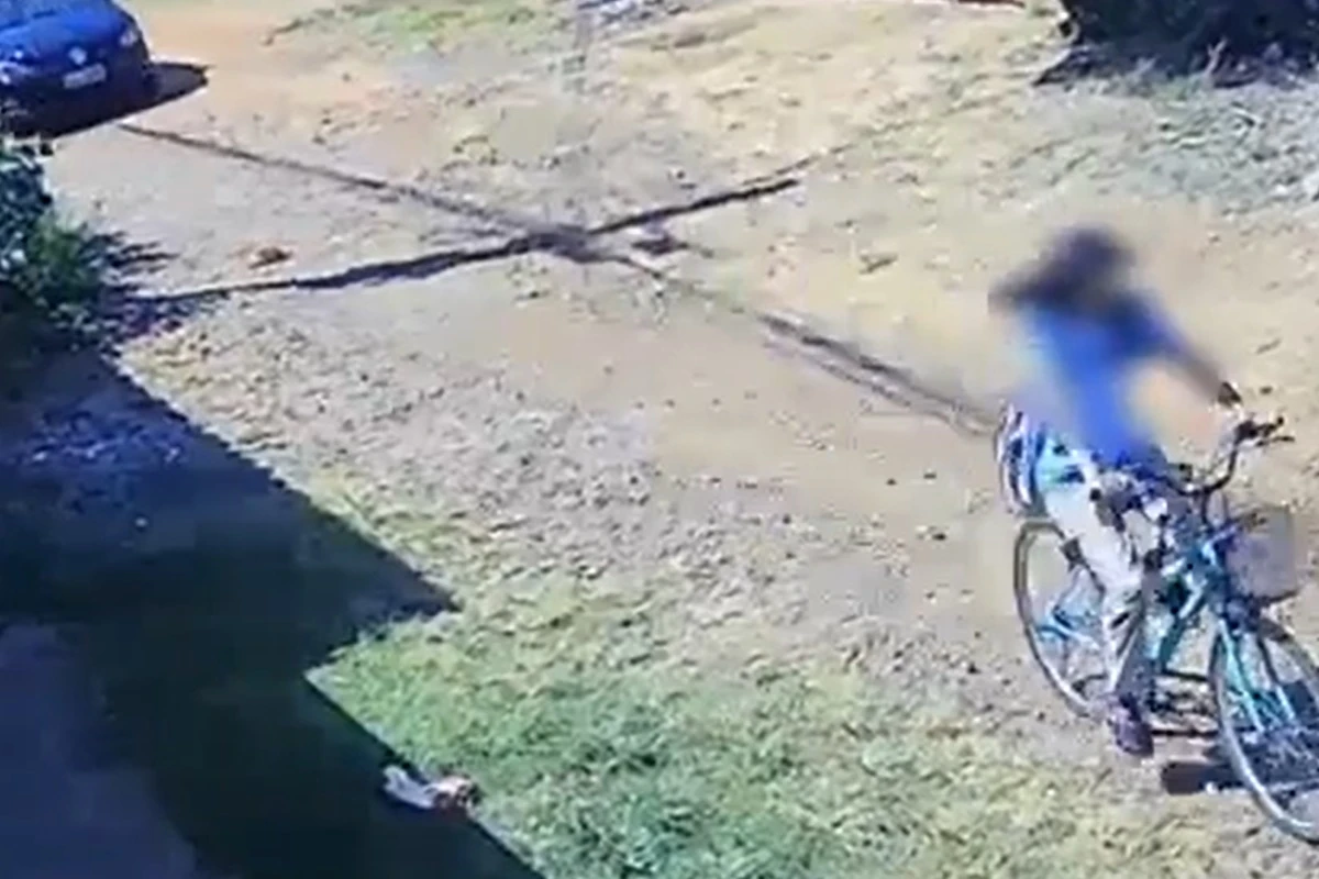 Criminoso com passagens por estupro é liberado com tornozeleira. Vídeo