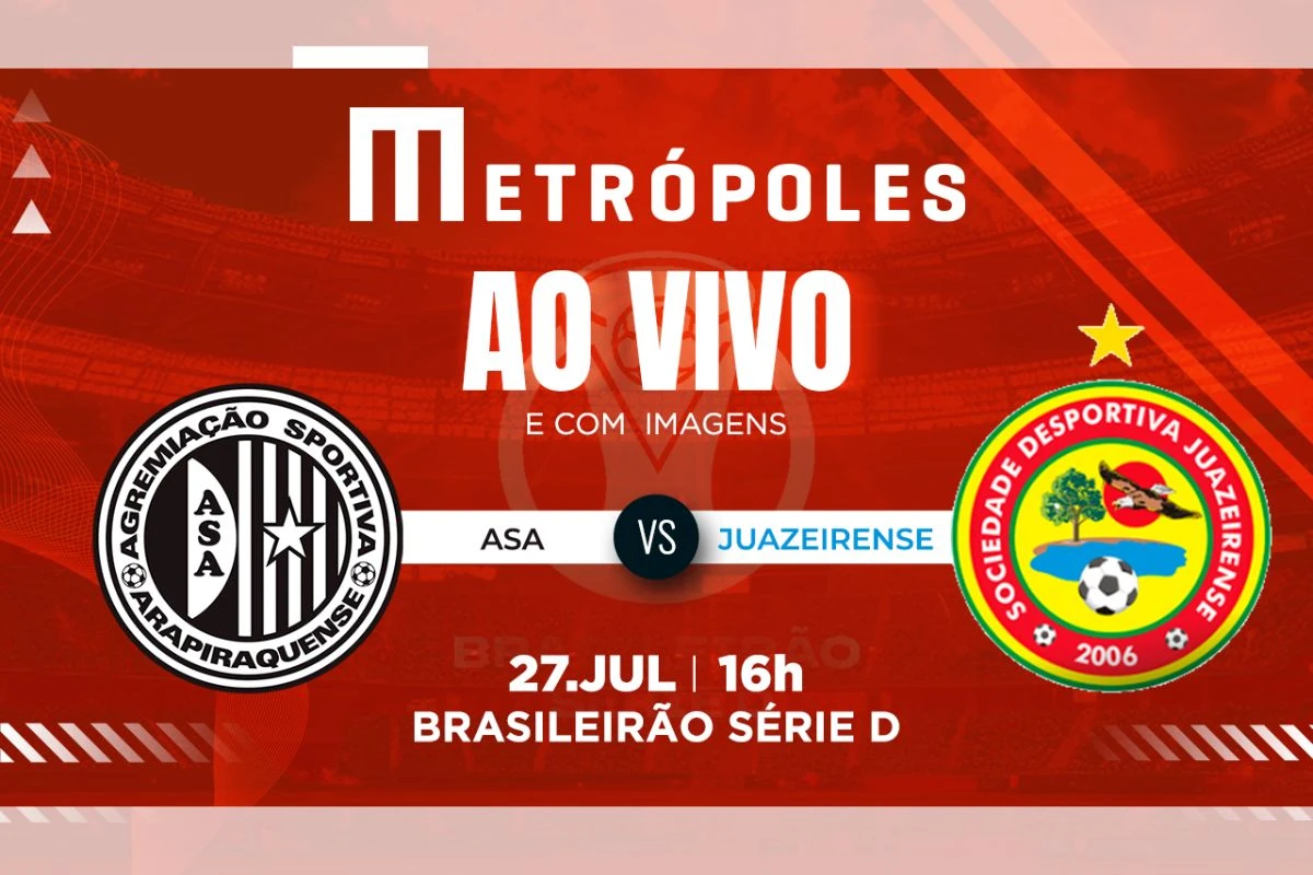 Série D: assista ao vivo e com imagens Asa-AL e Juazeirense-BA