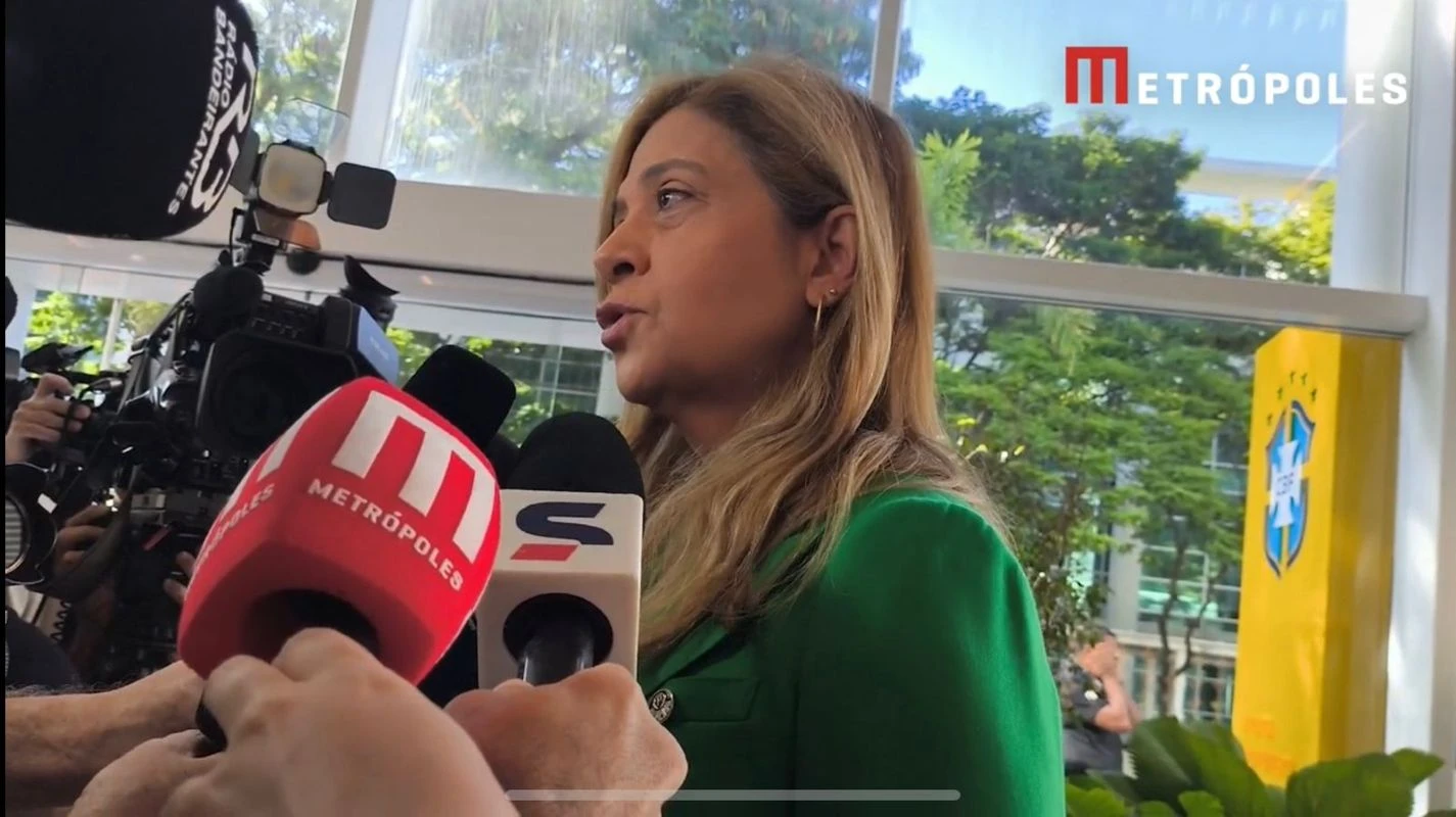 Vídeo: Leila Pereira explica escolha por Samir Xaud em eleição da CBF