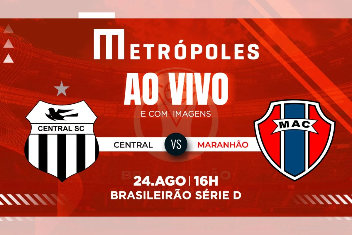 Série D: veja ao vivo e com imagens Central-PE x Maranhão-MA