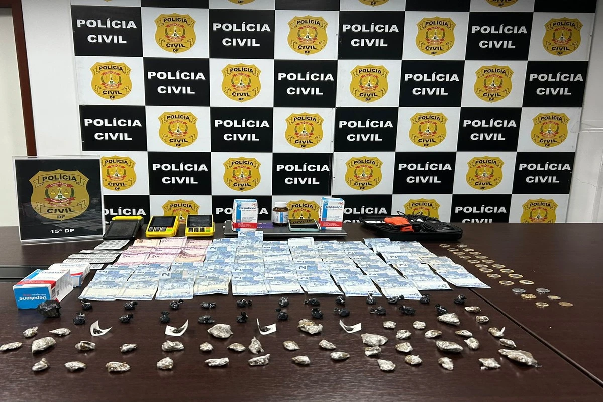Distribuidora de bebida e pó: traficante usava loja no DF de fachada