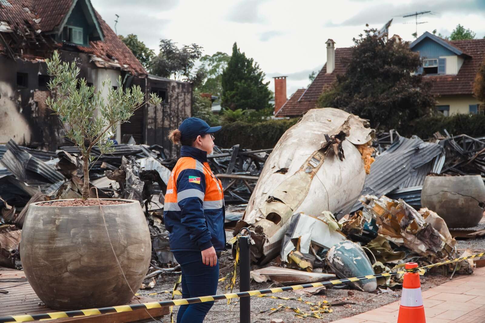 Veja fotos do dia seguinte ao acidente aéreo com 10 mortos em Gramado