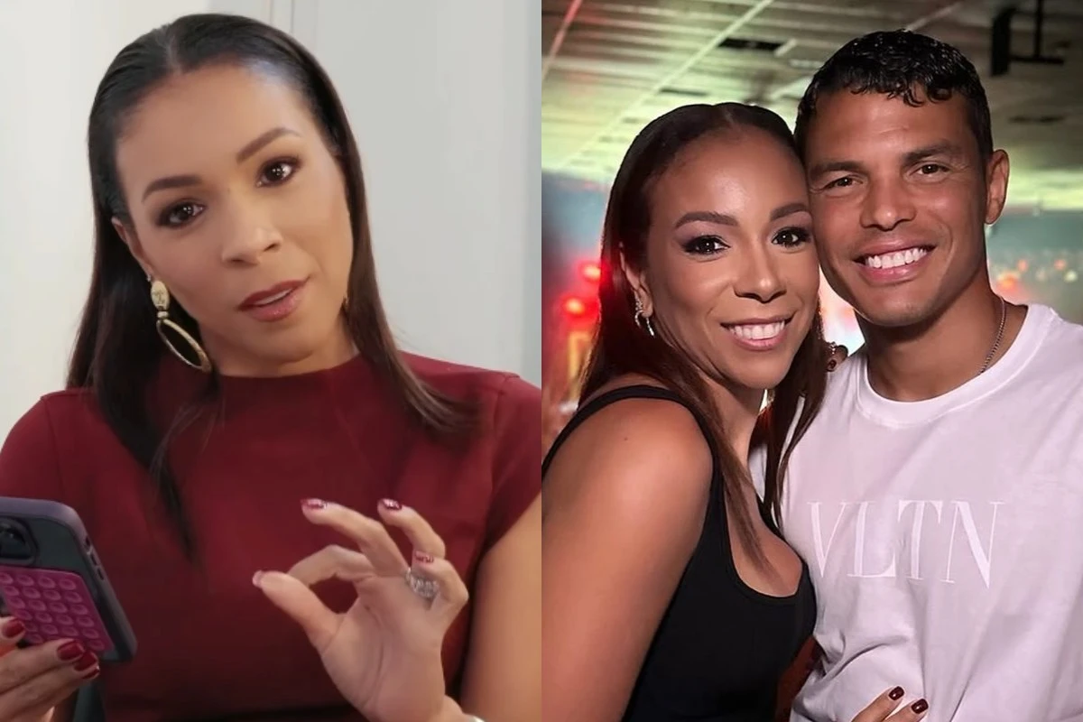 Mulher de Thiago Silva reage após ser chamada de “cara de pobre”