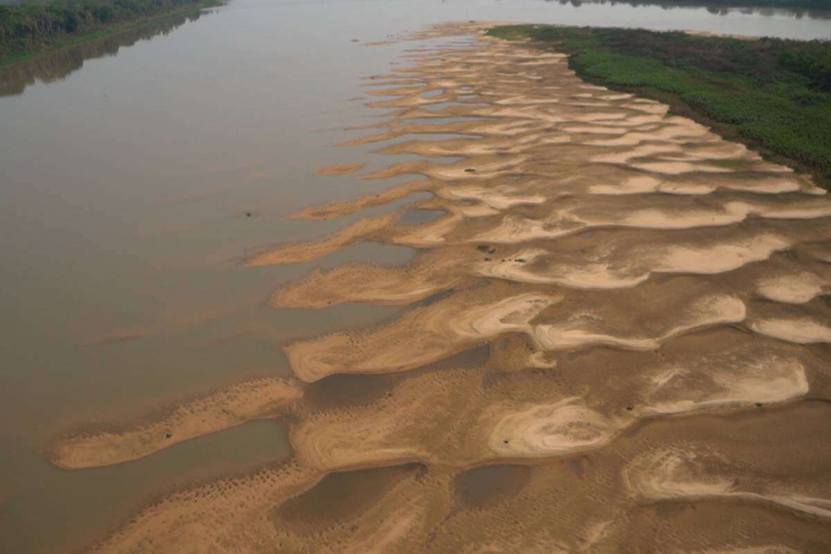 Rio Paraguai, no Pantanal, atinge o menor nível em 124 anos de medição