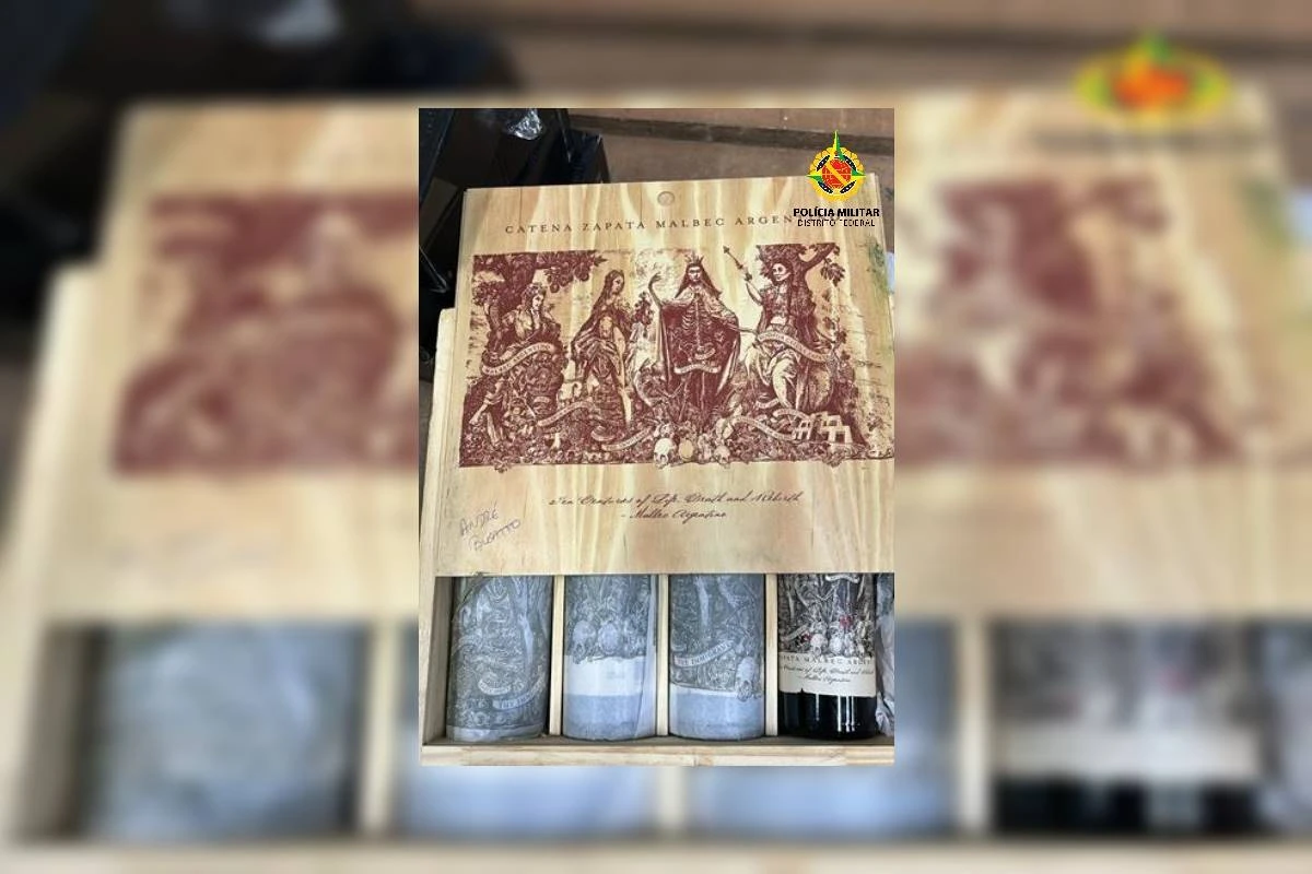PMDF apreende R$ 30 mil em carga de vinhos argentinos contrabandeados