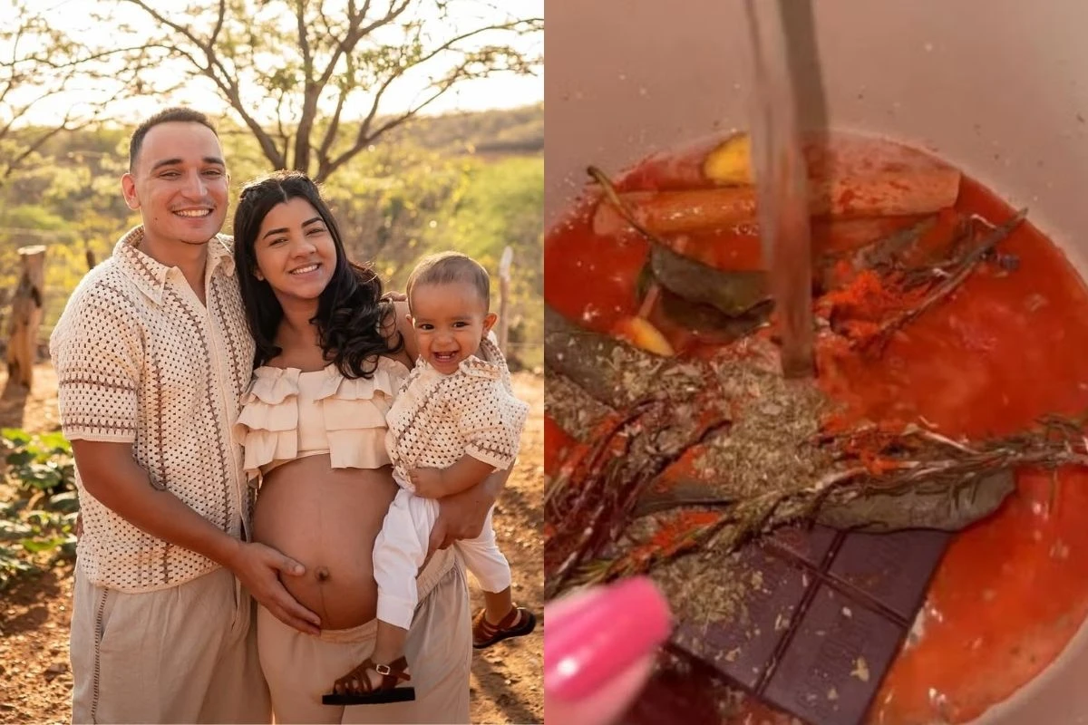 Ary Mirelle aposta em chá de chocolate e páprica para estimular parto