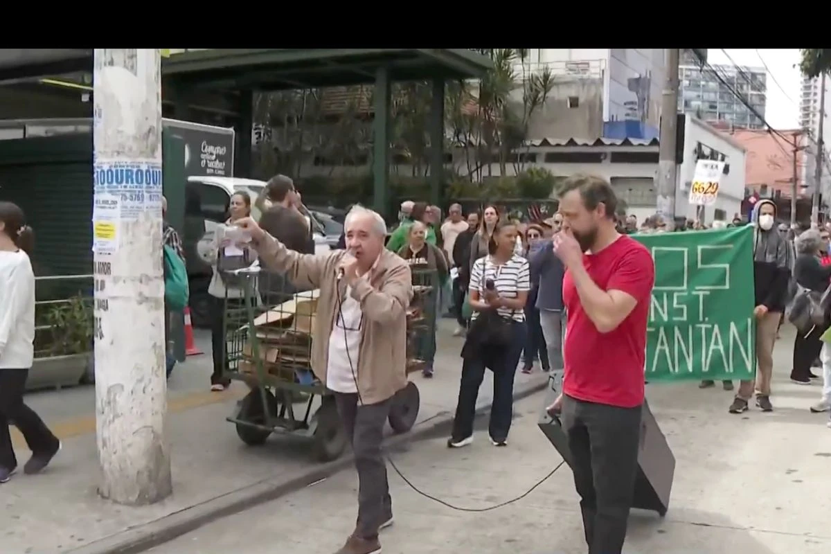 Moradores protestam contra corte de 6,6 mil árvores pelo Butantan