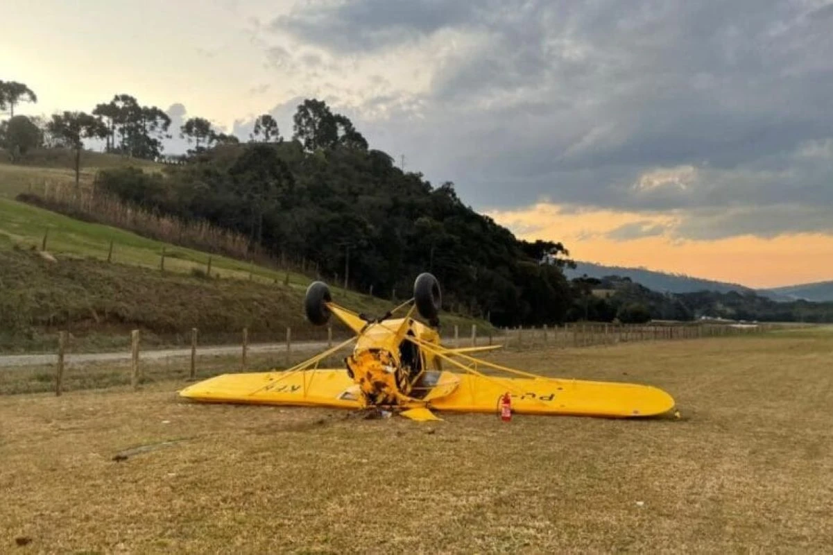 FAB irá investigar queda de avião que matou piloto em Bom Retiro (SC)