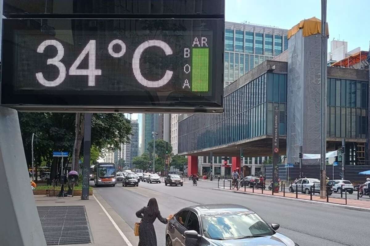 Previsão aponta recorde de temperatura nos próximos dias em SP