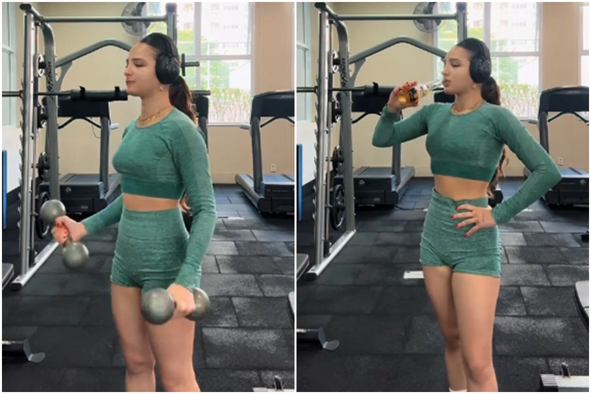 Influenciadora é multada após ser flagrada com cerveja em academia
