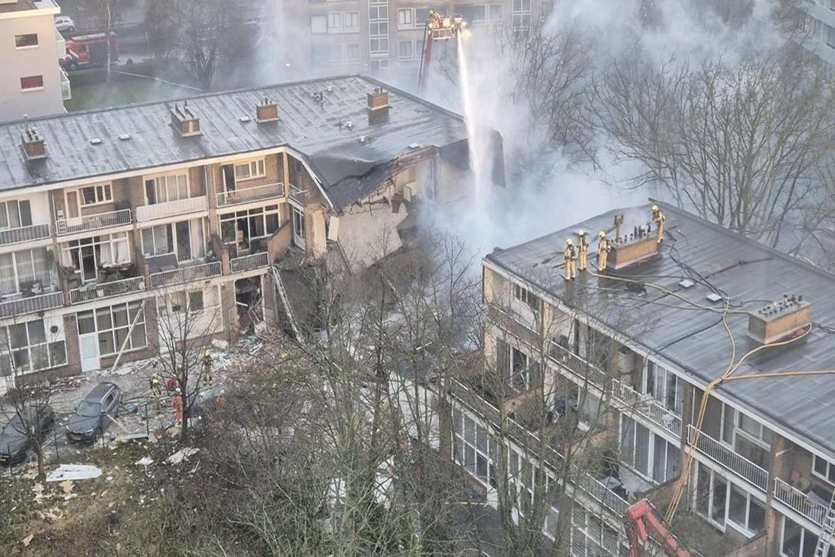 Explosão em prédio na Holanda deixa feridos e 20 desaparecidos