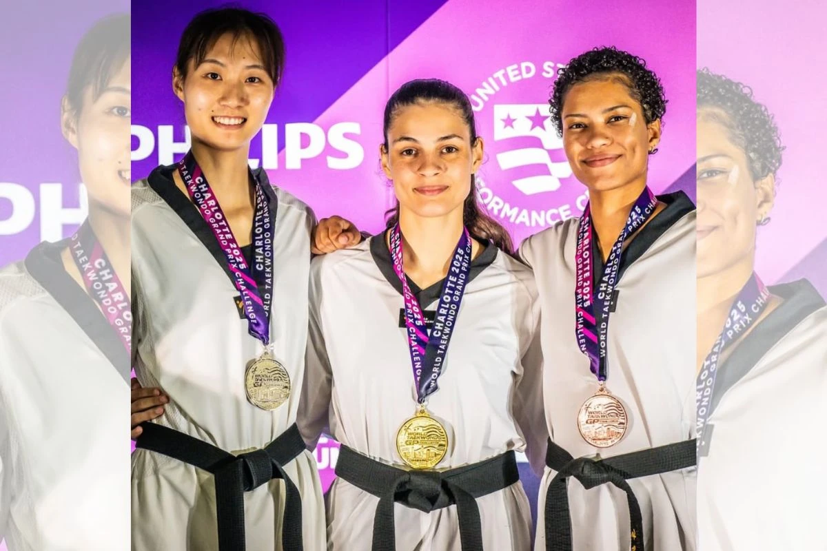 Maria Clara Pacheco conquista ouro inédito no Grand Prix de taekwondo