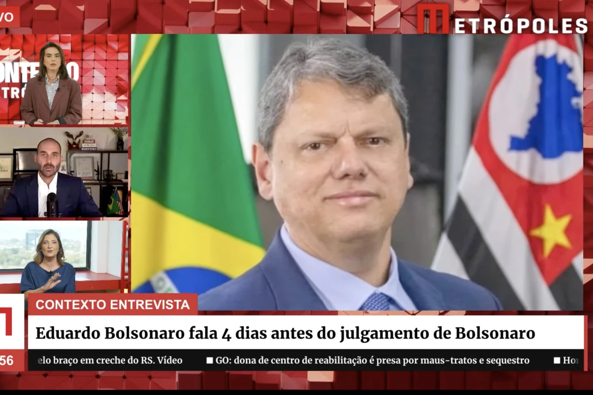 Eduardo Bolsonaro diz que sua família sairá do PL se Tarcísio vier