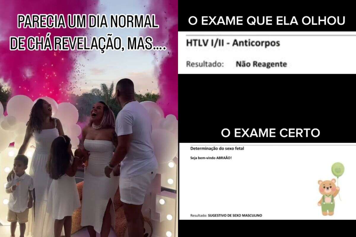 Vídeo: tia se confude e anuncia sexo errado de bebê em chá revelação