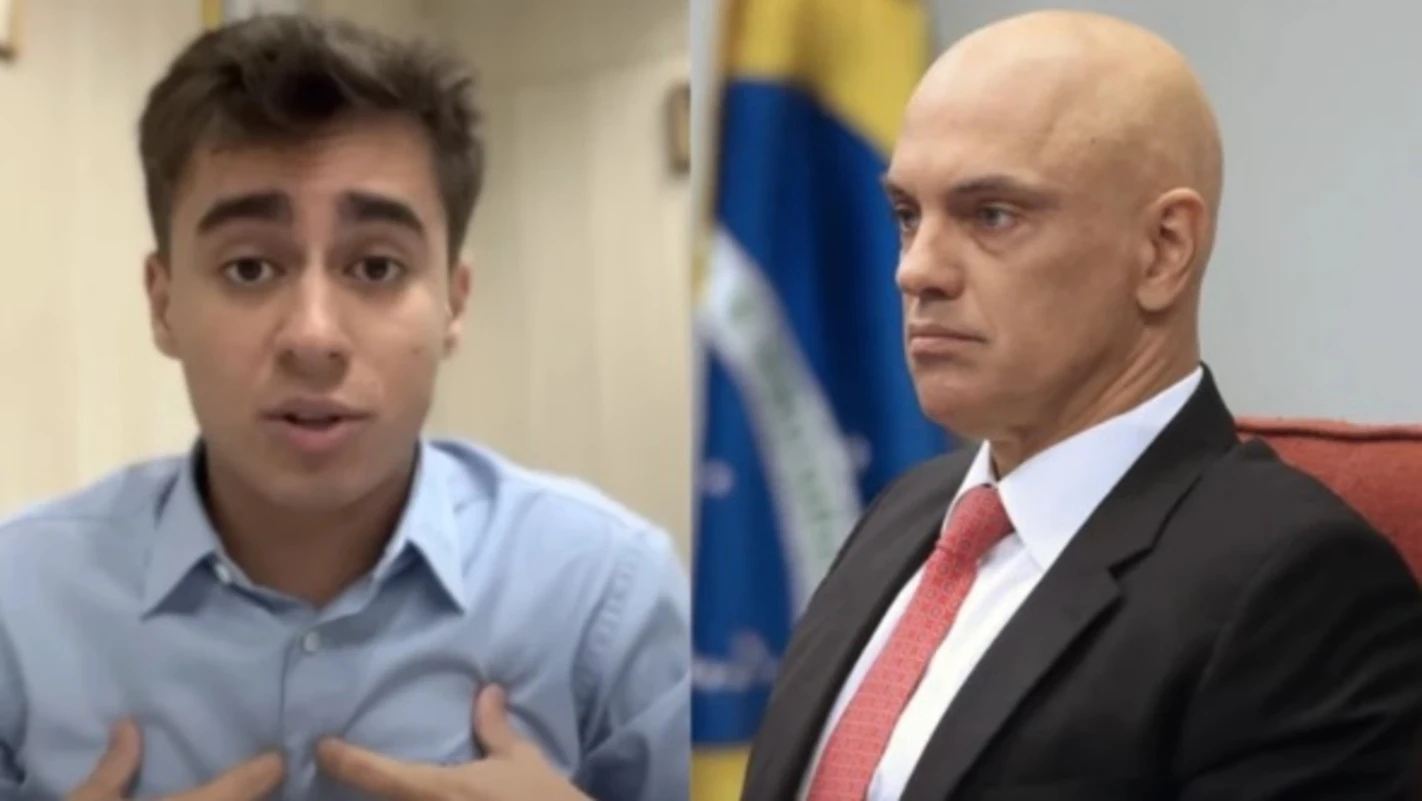 Moraes segura há 2 meses pedido de Nikolas para visitar Bolsonaro