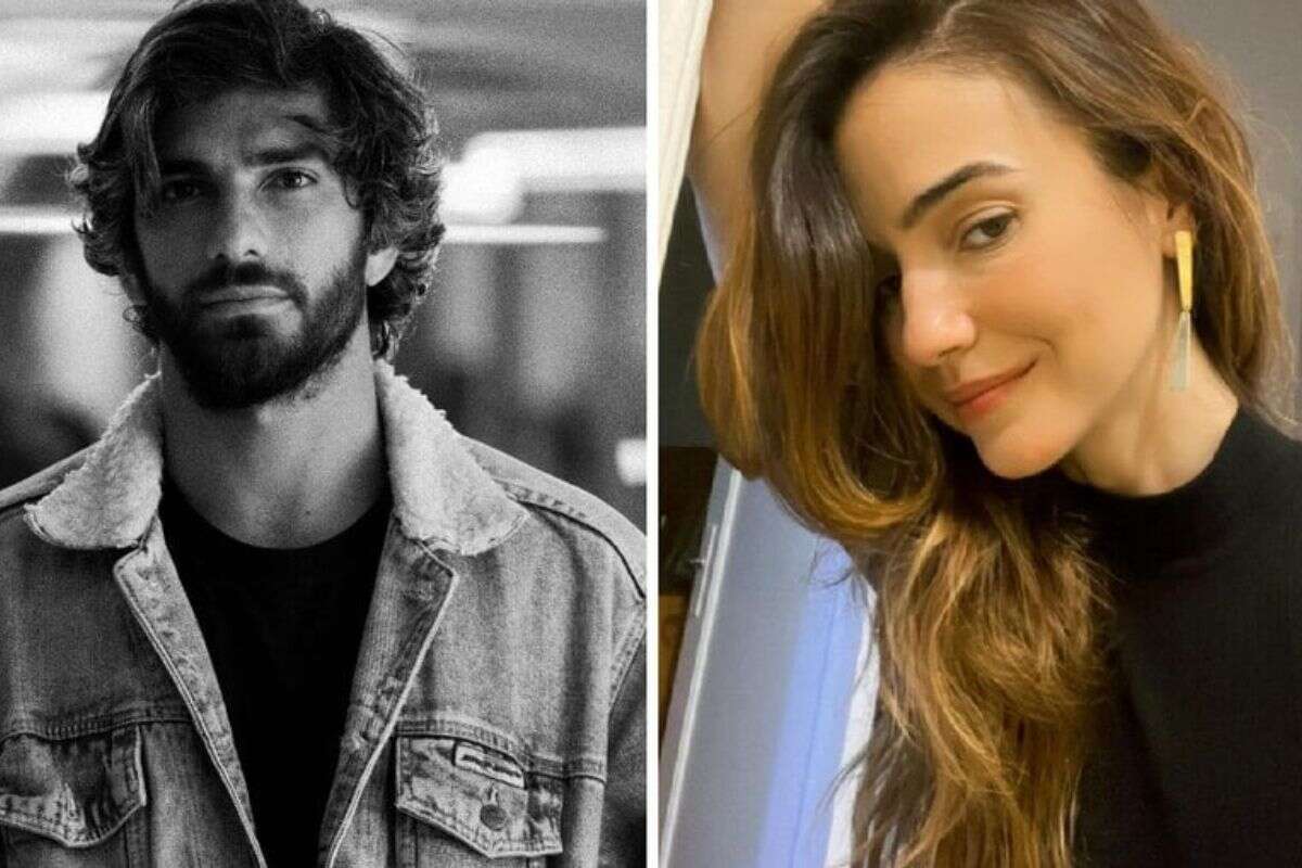 Ex de Deborah Secco, Hugo Moura posa coladinho com jornalista