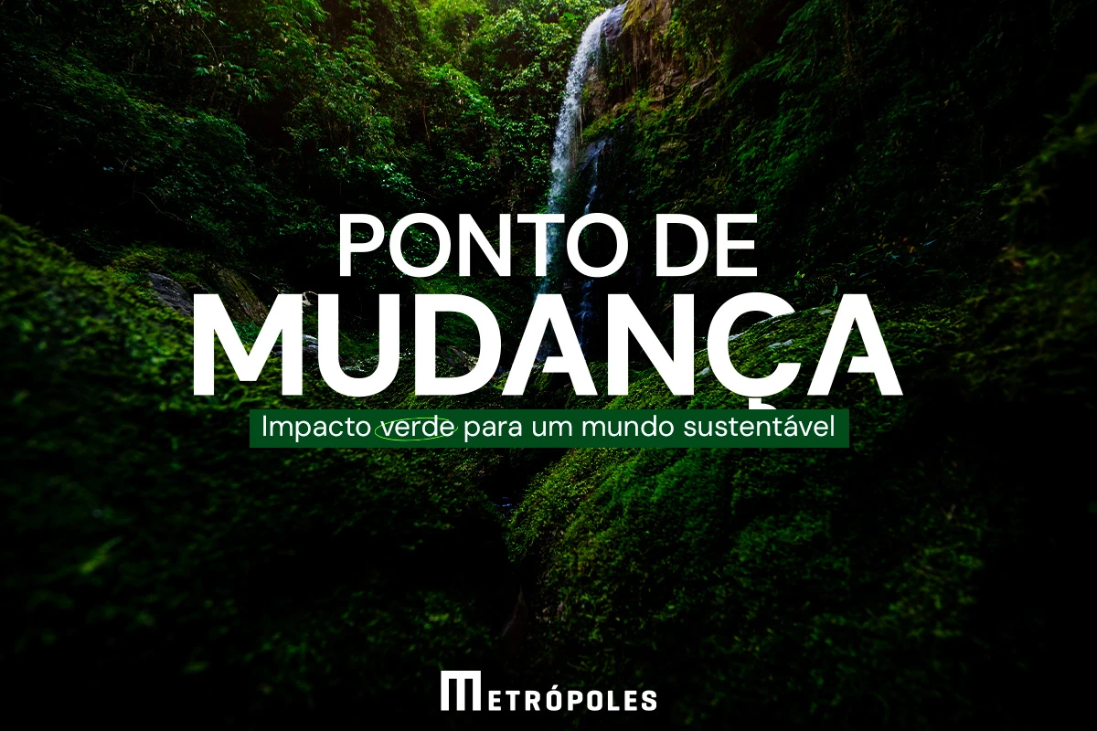 Ponto de mudança, impacto verde para um mundo sustentável
