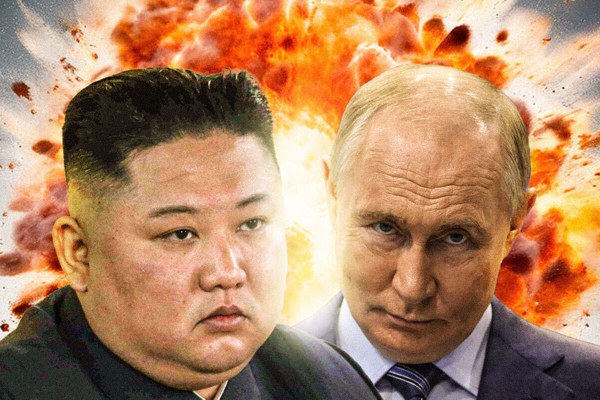 Kim Jong-un e Putin são acusados de unir tropas contra a Ucrânia