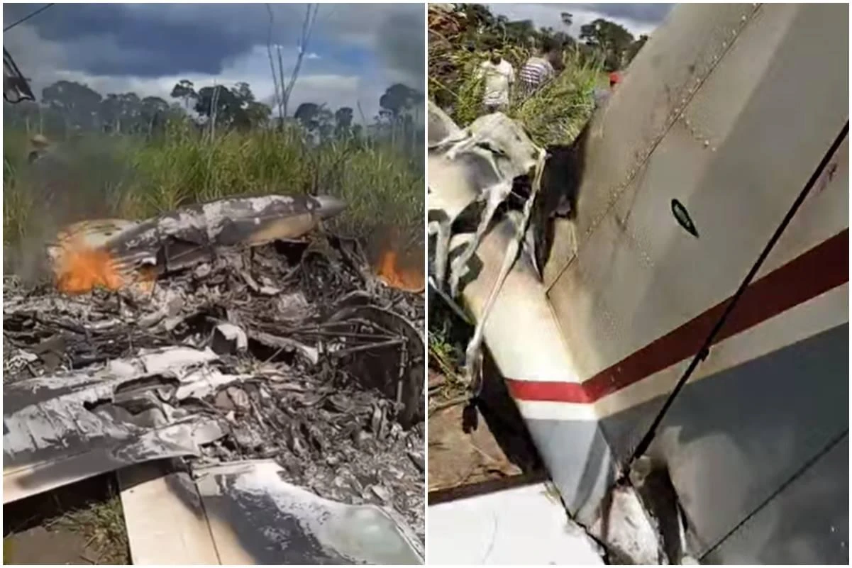 Vídeo: avião carregado com 200 kg de droga é interceptado por FAB e PF