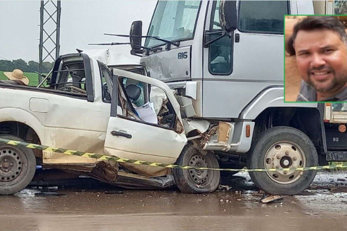 Agrônomo de 44 anos morre após colisão frontal com caminhão em rodovia