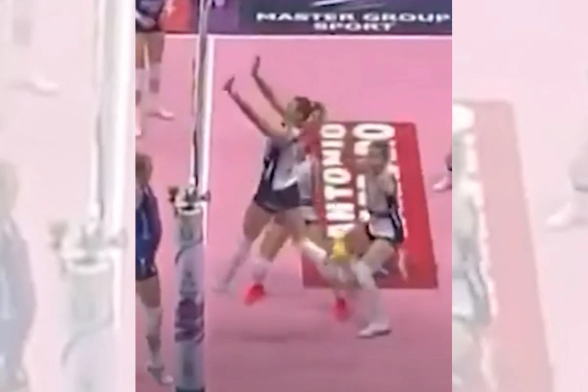 Vídeo: Jogadora defende com o calcanhar em partida de vôlei na Itália