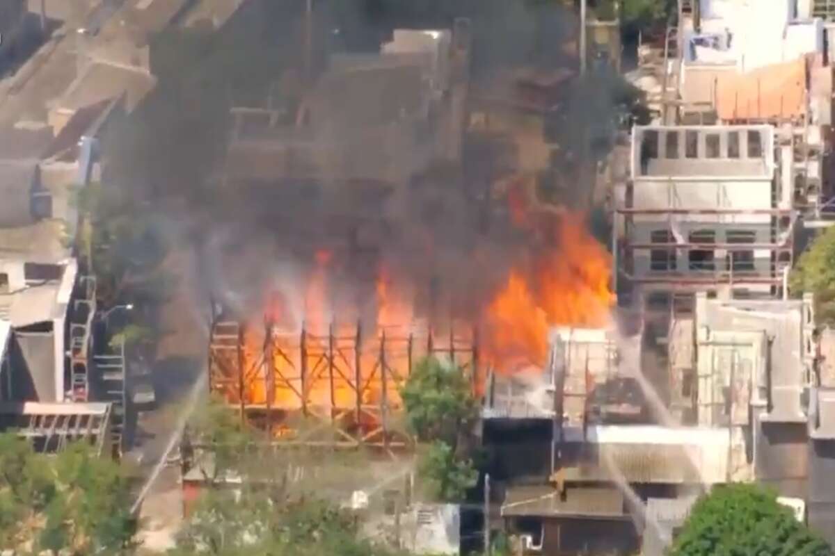 Incêndio na Globo: brigadistas ficam feridos durante combate ao fogo