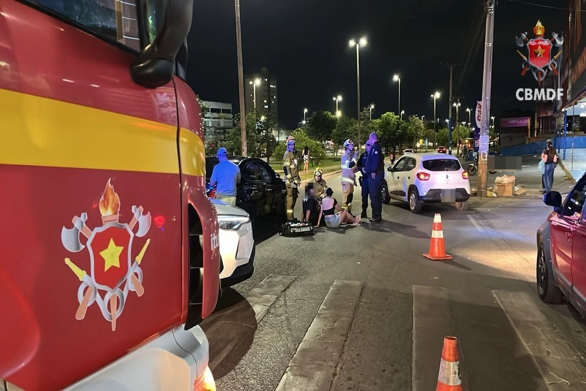 Casal é atropelado enquanto atravessava a rua para ir ao supermercado