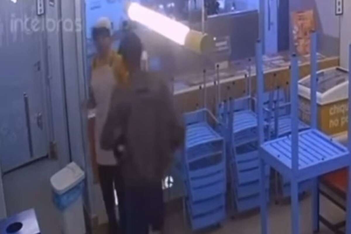 Ladrão de sorveteria na Asa Norte é preso pela PCDF. Vídeo