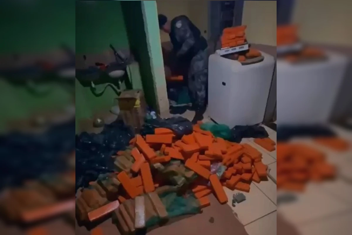 Homem é preso com fuzil e 500 kg de maconha avaliada em R$ 2 milhões