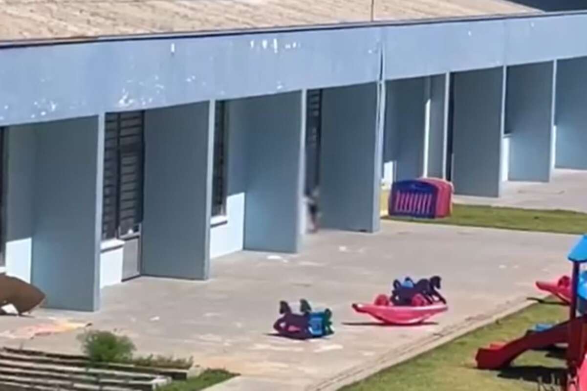 Vídeo: criança entra em desespero ao ser esquecida em pátio de escola