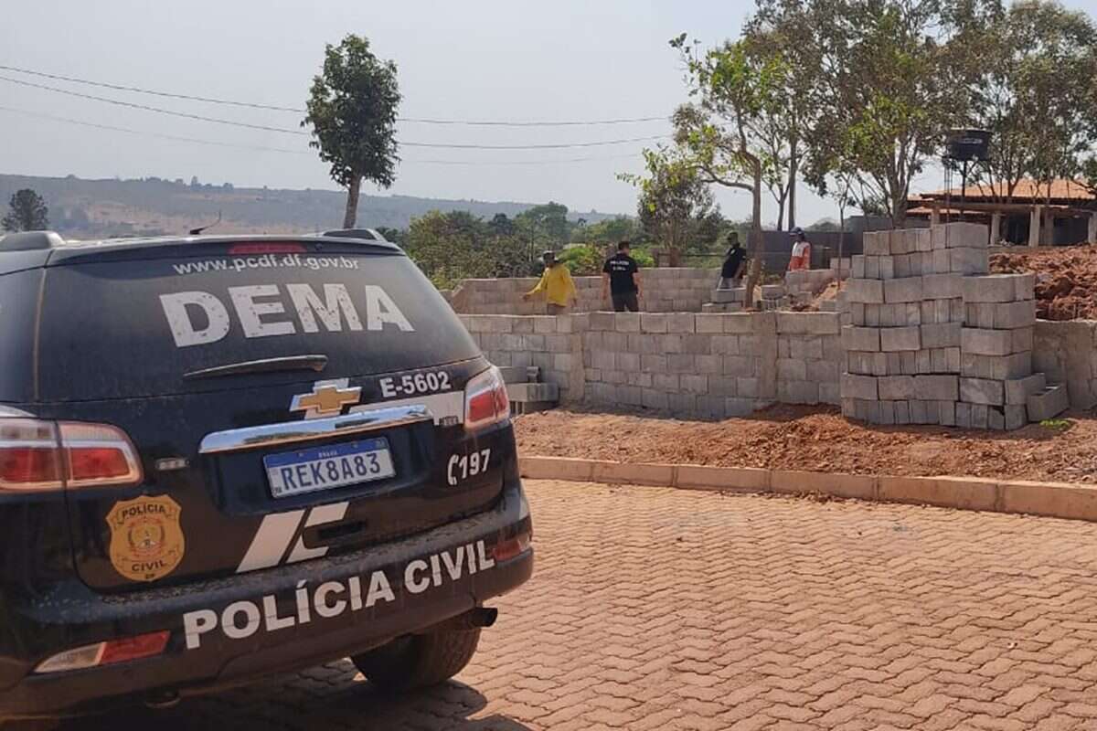 PCDF prende 4 por parcelamento irregular e dano ambiental em condomínio