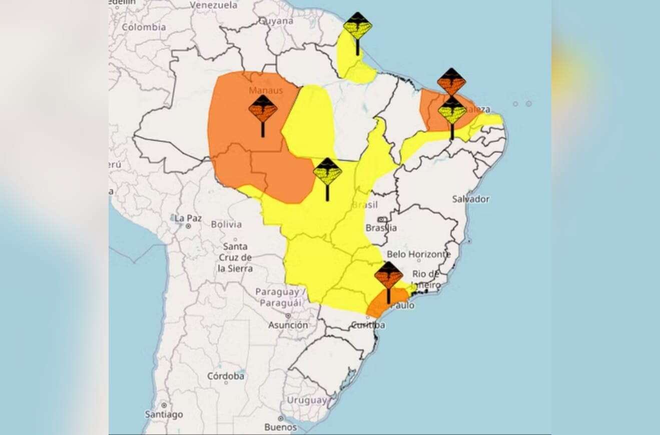 Chuvas intensas e calorão: confira a previsão do tempo para esta 5ª