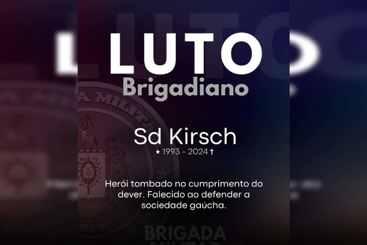 RS: Brigada Militar declara luto após morte de policial. Veja quem era