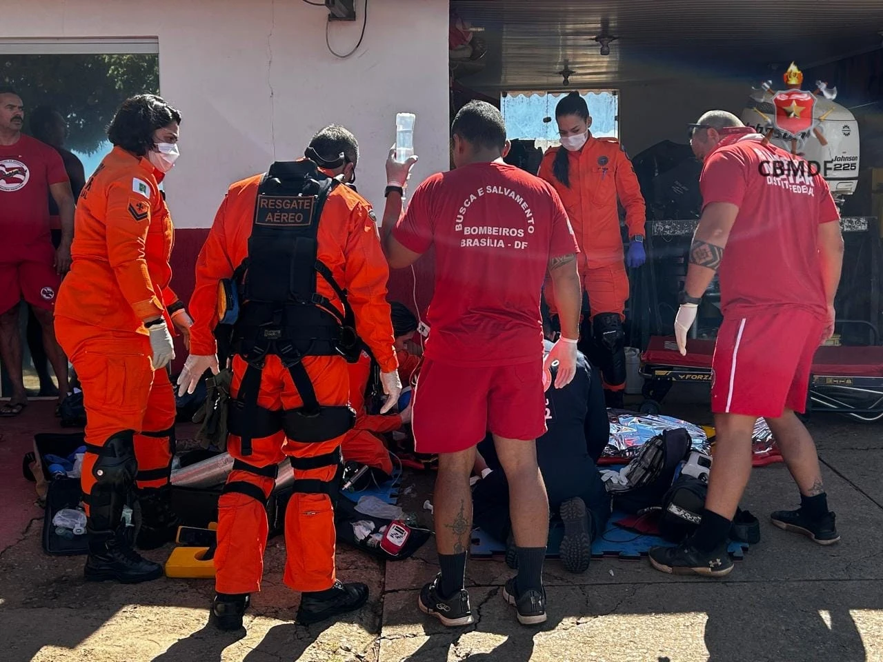 Vídeo. Bombeiros salvam homem de 37 anos que se afogou no Lago Paranoá