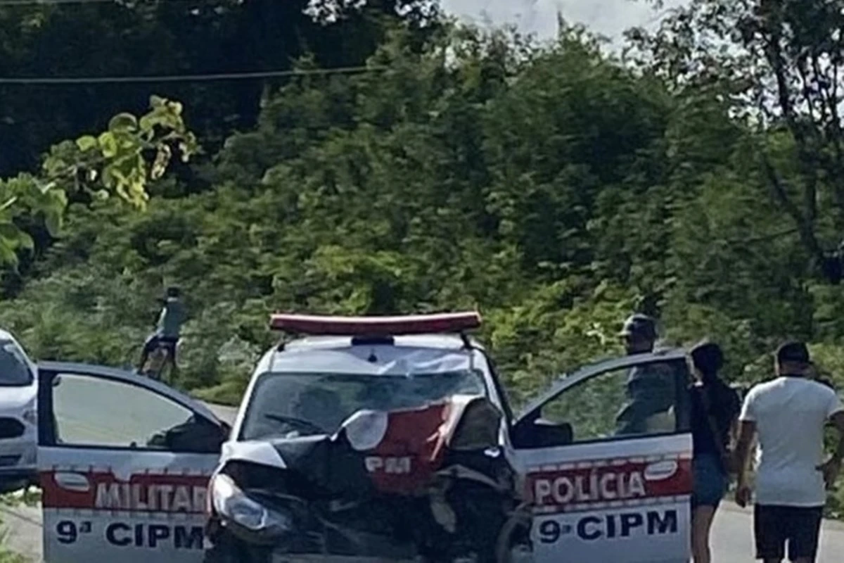 Motociclista morre após colidir com viatura da PM na Paraíba