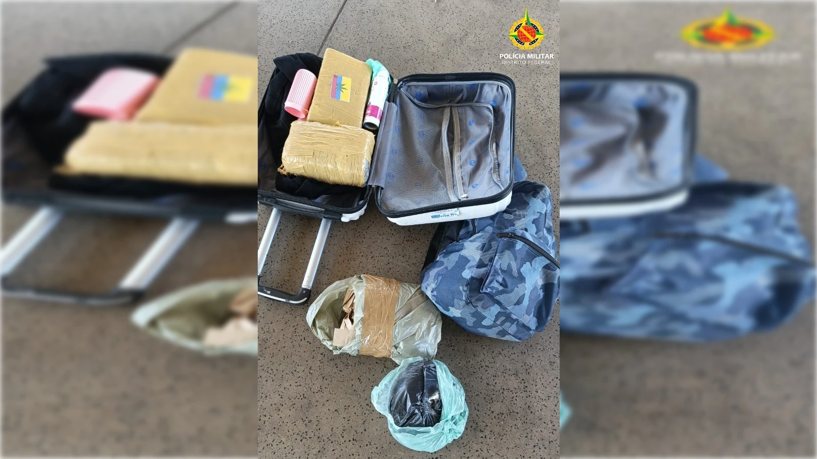 Menor é flagrada com R$ 230 mil em drogas na Rodoviária Interestadual