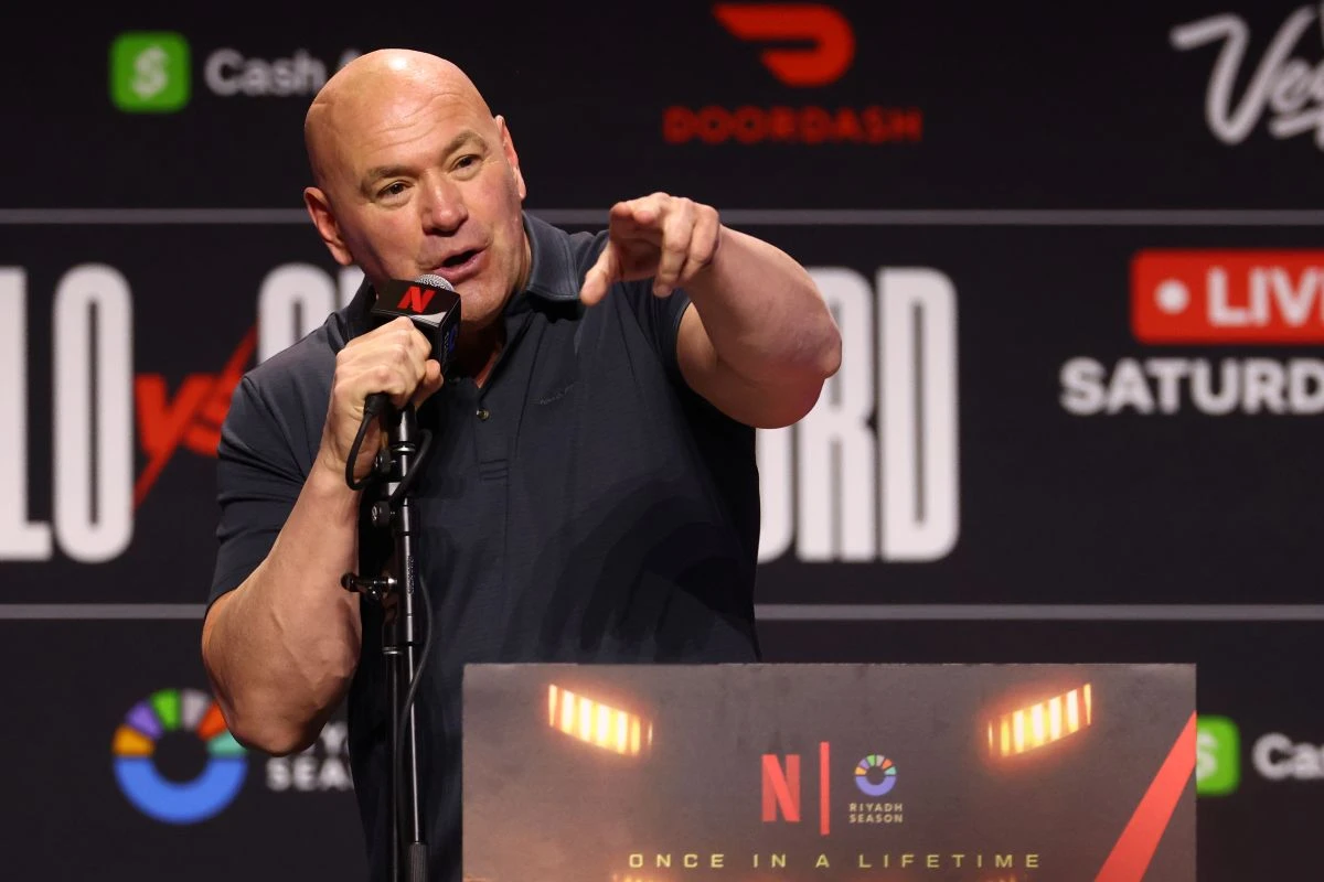 Dana White se revolta em coletiva com pergunta sobre evento de boxe