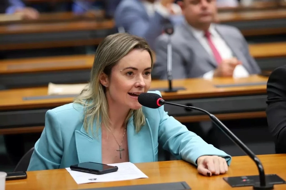 Vídeo: sob escolta, deputada do PL entra no plenário com bebê no colo