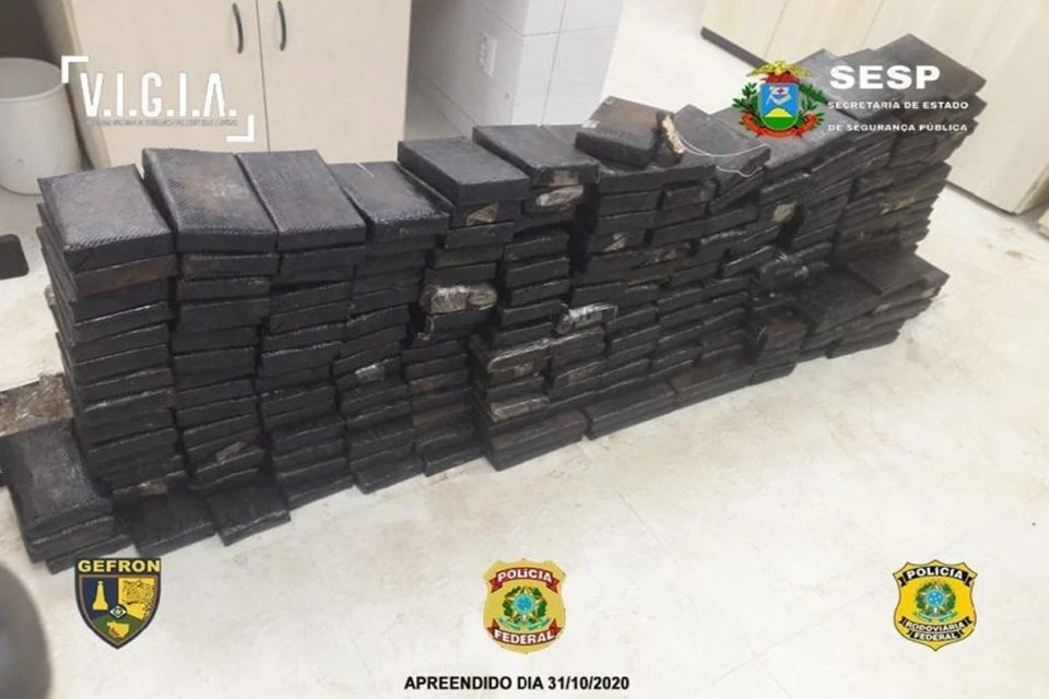 Polícia apreende mais de 400 quilos de cocaína em Mato Grosso