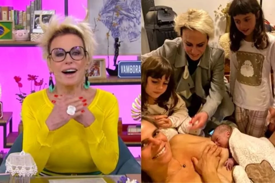 Ana Maria Braga anuncia nascimento do quarto neto