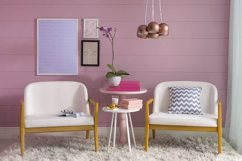 Rosa é eleita cor tendência na decoração. Veja 5 ambientes para te inspirar