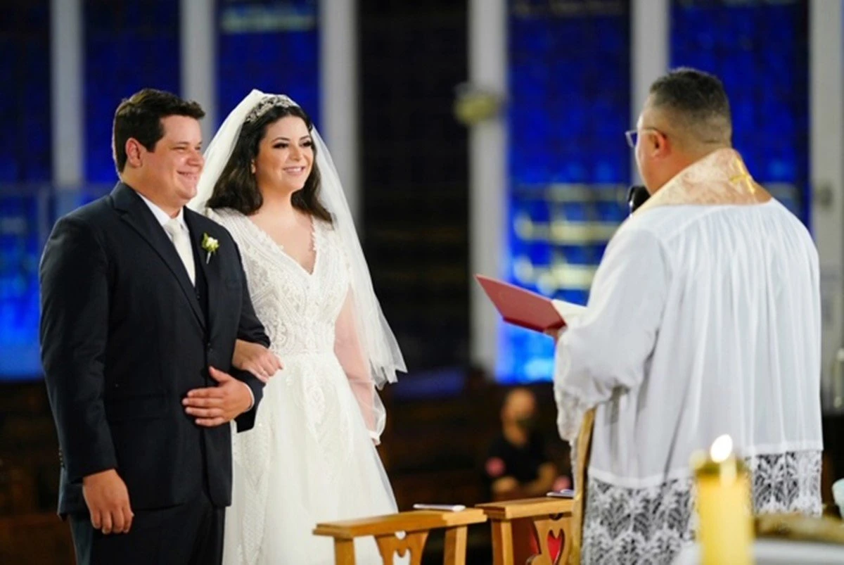 Renata Costa e Bernardo José Brandão celebram união no Santuário Dom Bosco
