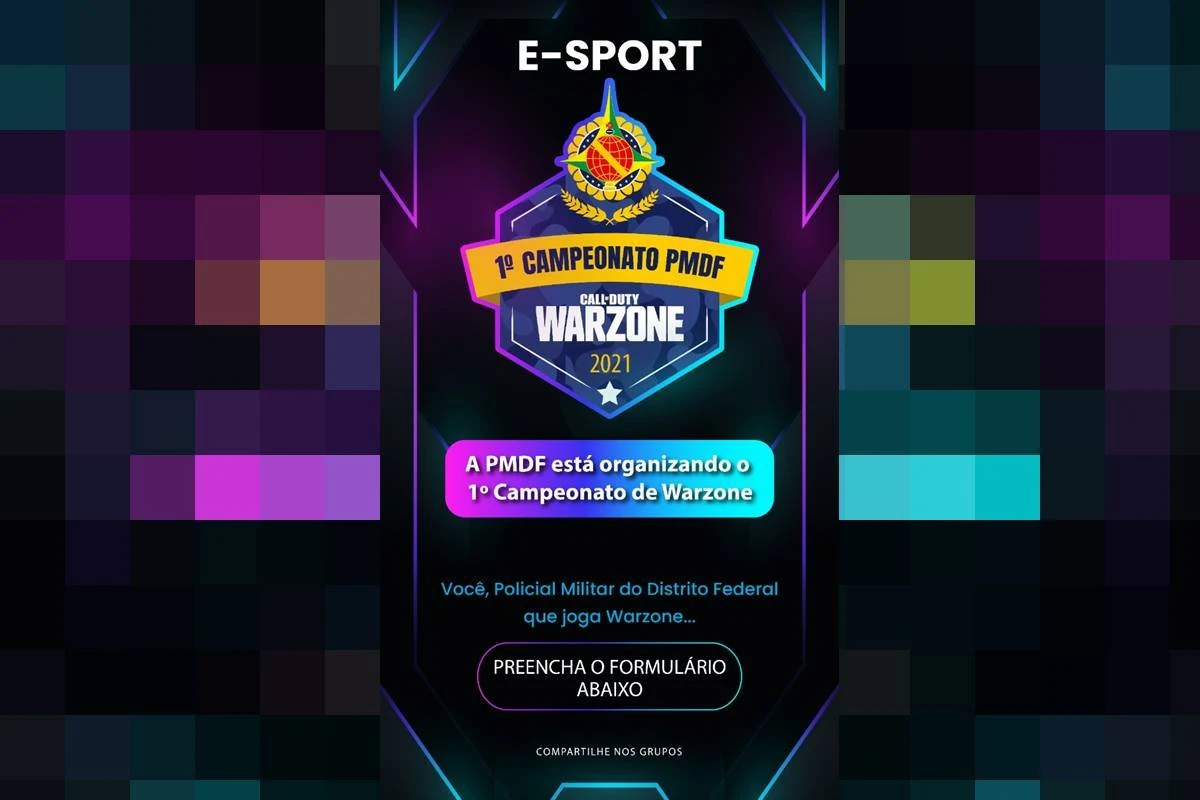 PMDF planeja campeonato de jogo de guerra on-line para policiais
