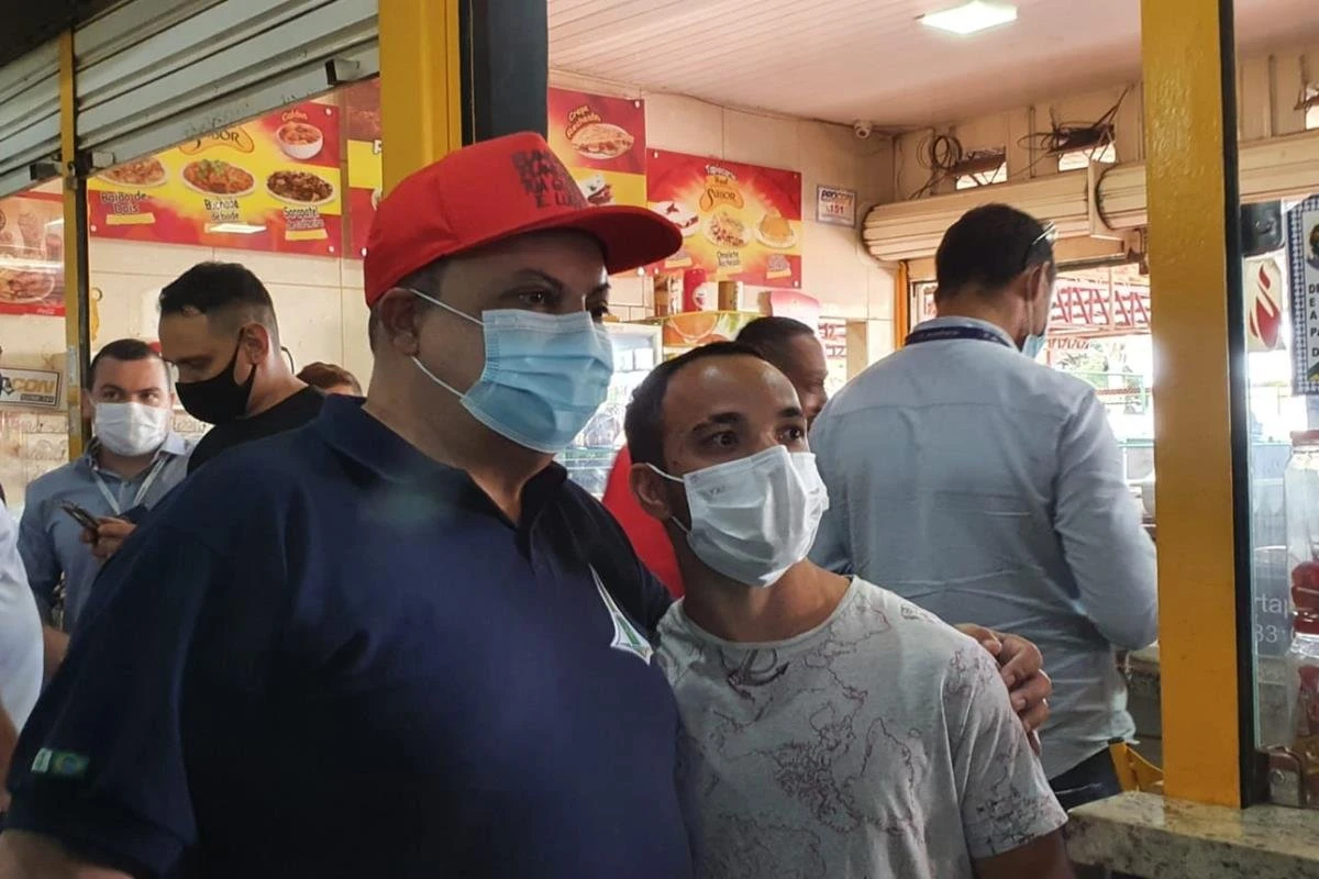 Ibaneis participa de solenidade para iniciar obras em Vicente Pires