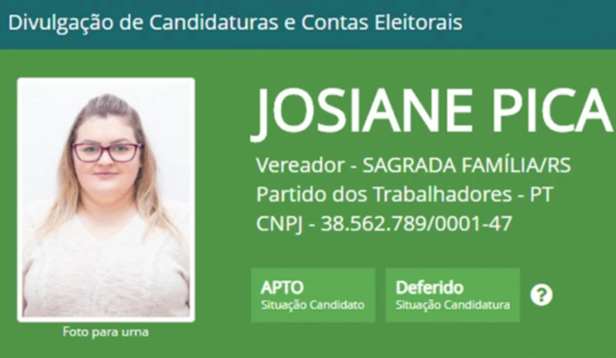 Josiane Brizolla, a Pica, aposta em apelido, mas recebe só 4 votos