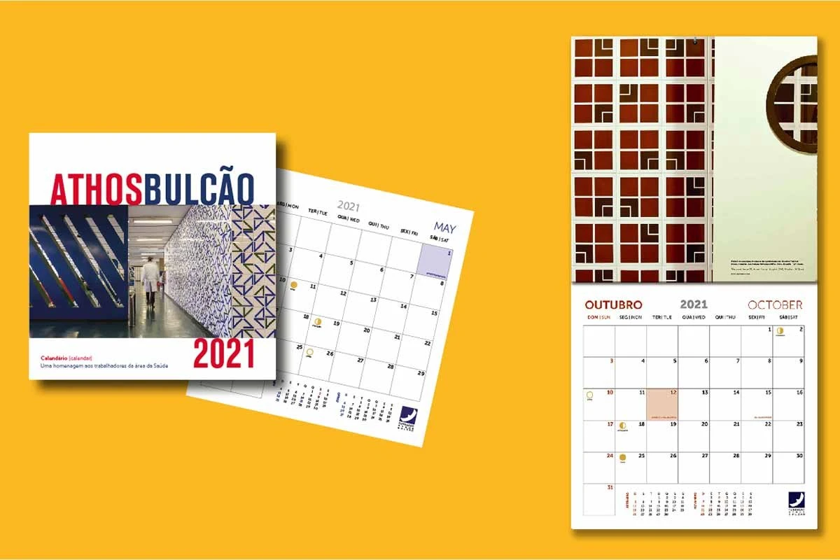 Campanha de doação para calendário Athos Bulcão 2021 já atingiu 86% da meta